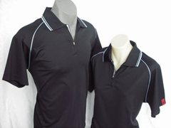 X-30 Polo Shirt Unisex in Black