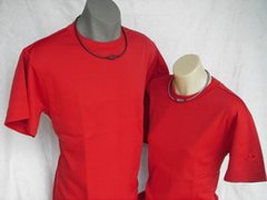 Raku Mesh T-Shirt in Red
