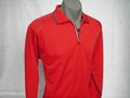 X-30 Long Sleeve Polo Shirt Unisex in Red