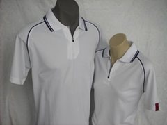 X-30 Polo Shirt Unisex in White