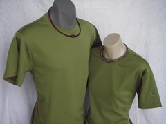 Raku Mesh T-Shirt in Tea Green